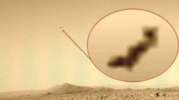 Son 4 imágenes tomadas al mismo tiempo por el artefacto de la Nasa.