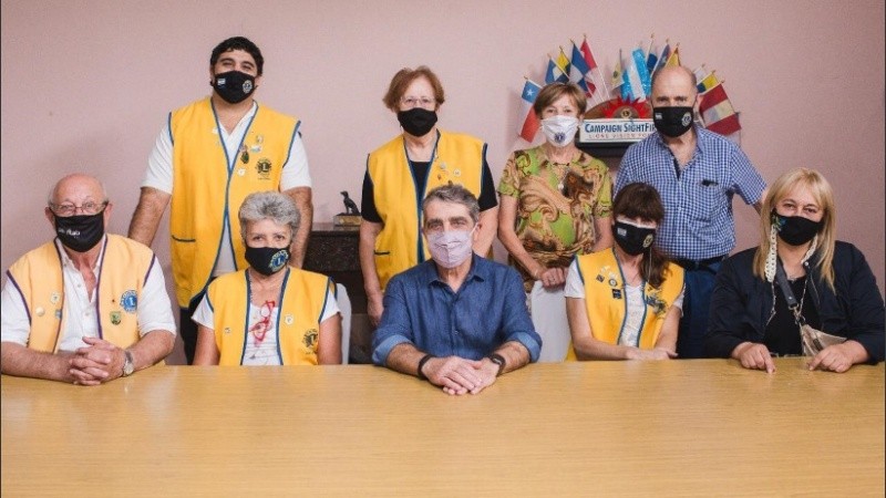 La recorrida de Traferri por los clubes de San Lorenzo