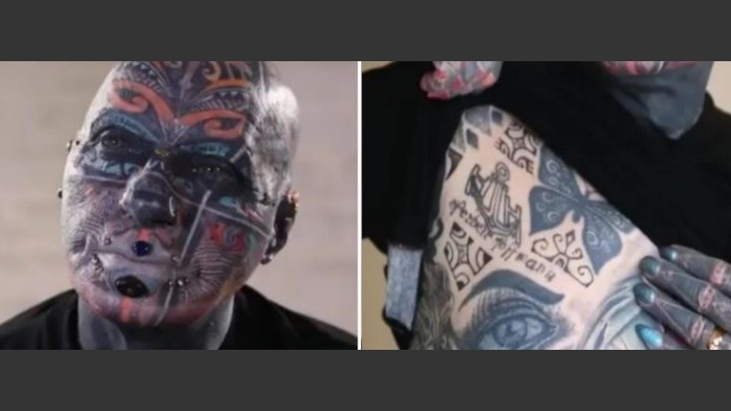 Wolfgang pasó más de 720 horas sometido a la aguja del tatuador.