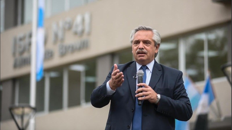 ·El presidente Alberto Fernández anunció mil obras en ejecución en todo el país.