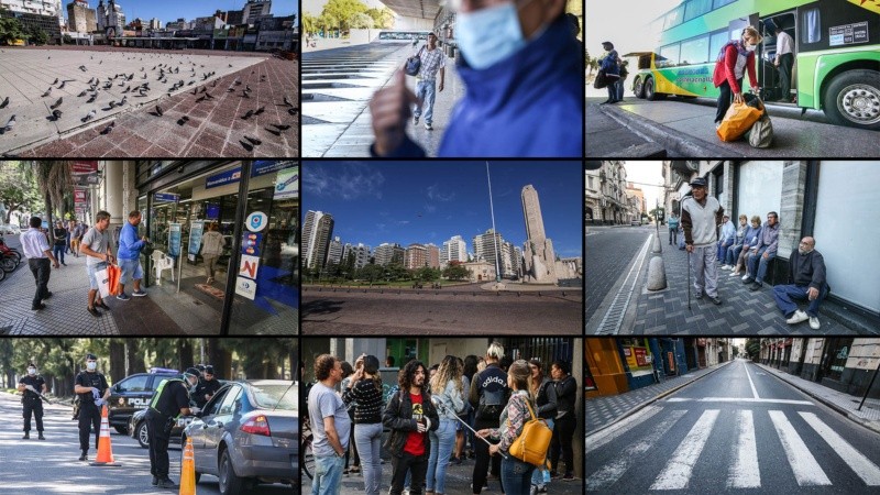 Hace un año el país entraba en cuarentena obligatoria. Un repaso de lo sucedido en Rosario aquel día. 