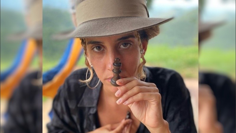 La actriz rosarina Natalia Dal Molin