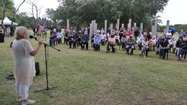 El acto comenzó pasadas las 9.30.