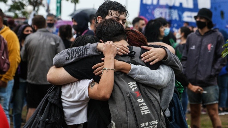 Menos gente que otros años pero el reclamo firme de memoria, verdad y justicia. 