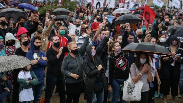 Menos gente que otros años pero el reclamo firme de memoria, verdad y justicia.