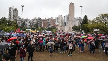 Menos gente que otros años pero el reclamo firme de memoria, verdad y justicia.