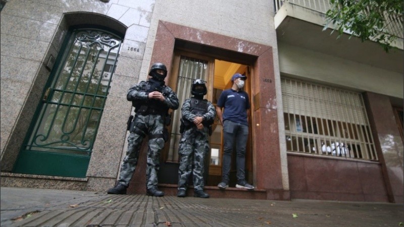 La TOE y el Organismo de Investigaciones hacían los allanamientos.