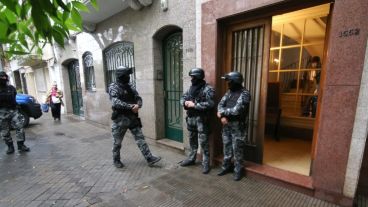 La TOE y el Organismo de Investigaciones hacían los allanamientos.
