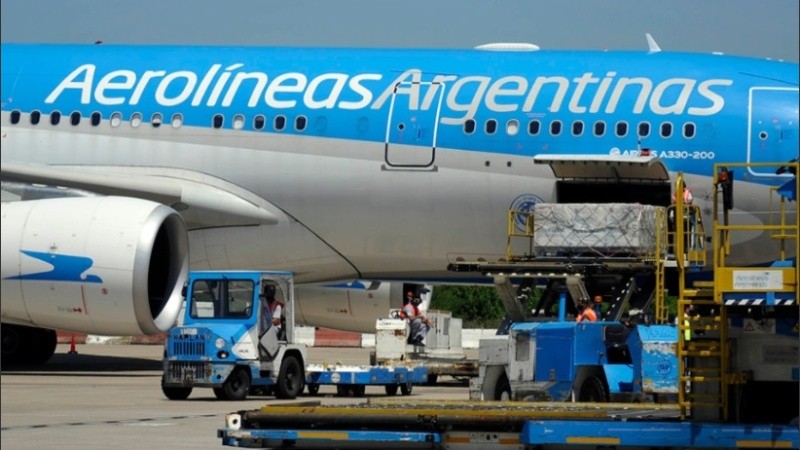 Bajo el número de vuelo AR1066, el Airbus 330-200, matrícula LV-GIF, aterrizó a las 17.42, hora de nuestro país, en el Aeropuerto Internacional de Sheremétievo.