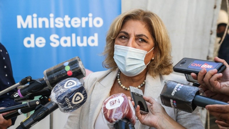 Sonia Martorano, ministra de Salud de Santa Fe. 