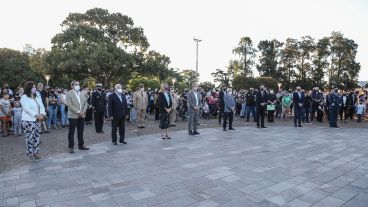El acto por el Día del Veterano y de los Caídos en Malvinas este viernes por la tarde en el Parque Nacional a la Bandera.