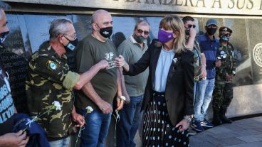 El acto por el Día del Veterano y de los Caídos en Malvinas este viernes por la tarde en el Parque Nacional a la Bandera.