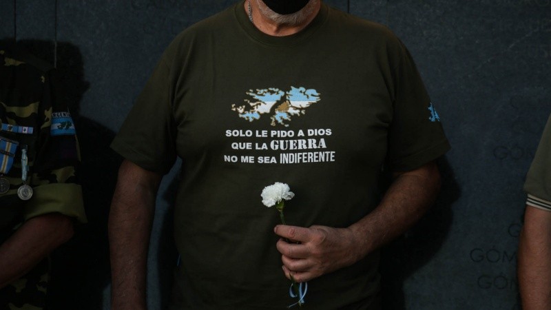 El acto por el Día del Veterano y de los Caídos en Malvinas este viernes por la tarde en el Parque Nacional a la Bandera. 
