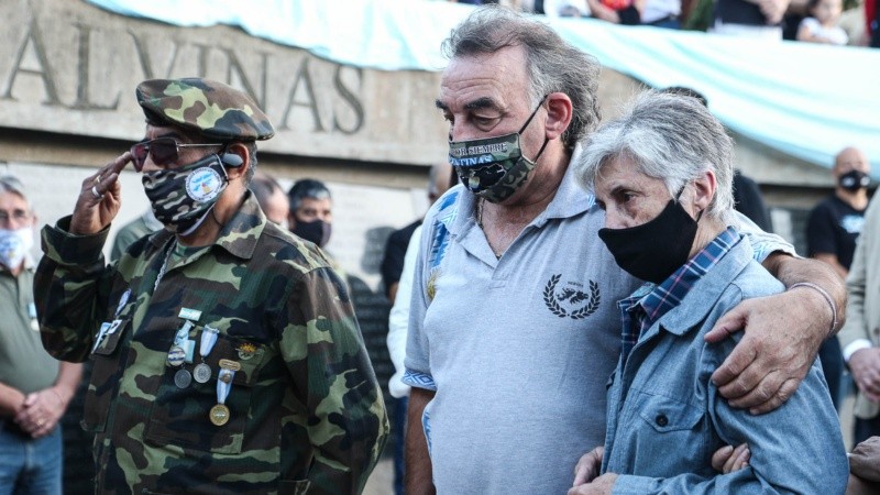El acto por el Día del Veterano y de los Caídos en Malvinas este viernes por la tarde en el Parque Nacional a la Bandera. 