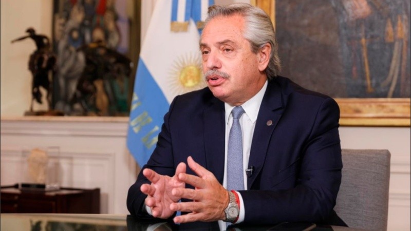 El presidente Alberto Fernández destacó este sábado el 