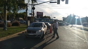 En los distintos puntos se tomó la temperatura y se corroboró la documentación.