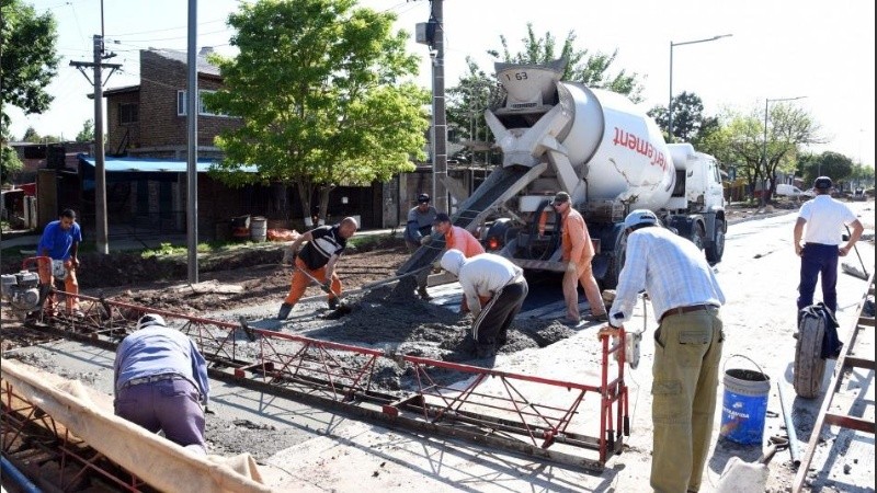 La remodelación de la avenida Newbery insumirá más de $300 millones de pesos este año.