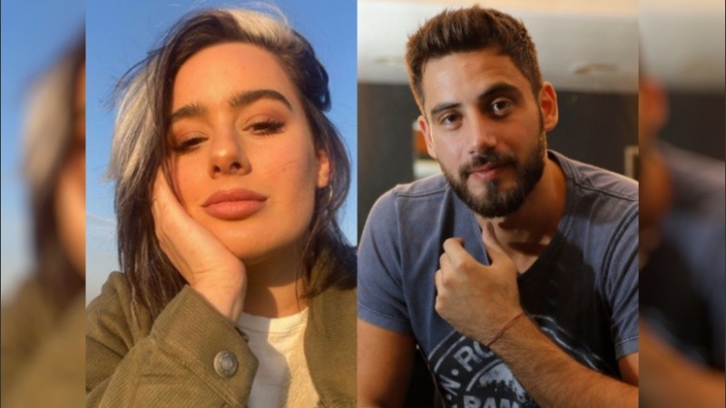 Flor Jazmín Peña y Nico Ochiatto.