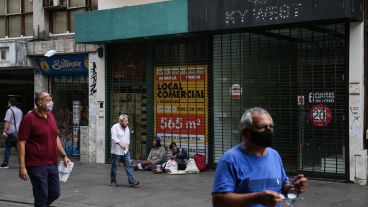 La crisis en el país se ve plasmada en la calle.