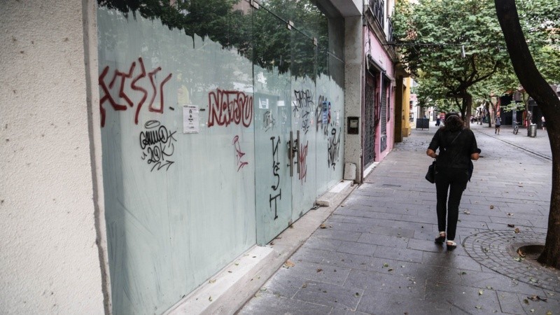 Una postal de peatonal Córdoba. 