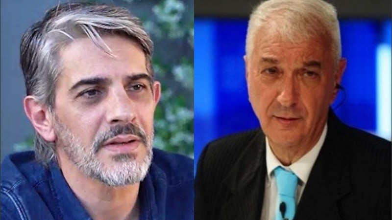 El actor Pablo Echarri y el periodista Mauro Viale