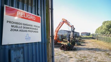 Los trabajos de limpieza en la ex zona franca de Bolivia para recuperar un balcón al río