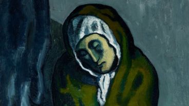 "La pobreza agazapada" fue pintada por Pablo Picasso en 1902