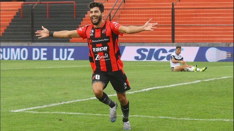 Gabriel Gudiño, la figura del último partido ante Gimnasia con dos goles y una asistencia, se pierde el partido ante Newell's.
