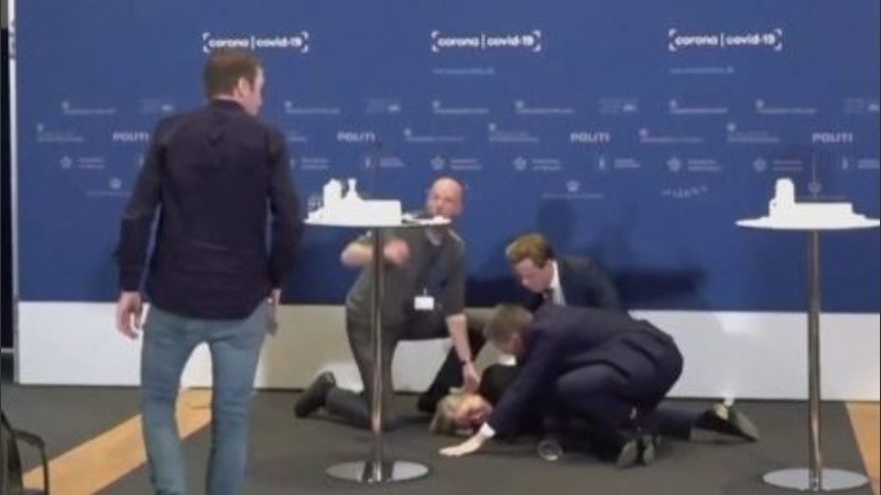  Erichsen se encuentra bien y fue sido trasladada a un hospital.