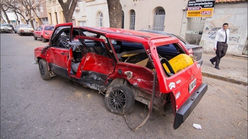 El conductor del Duna murió en el acto.