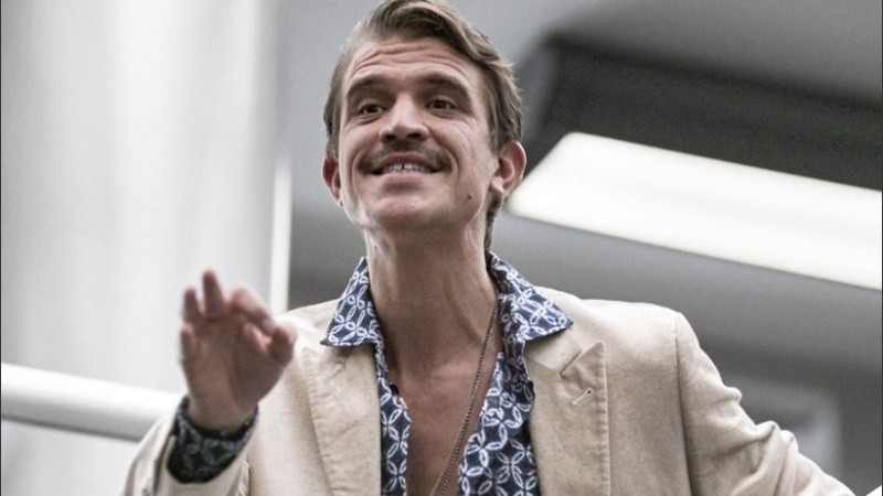 El actor rosarino Juan Ignacio Cane en el rol de 