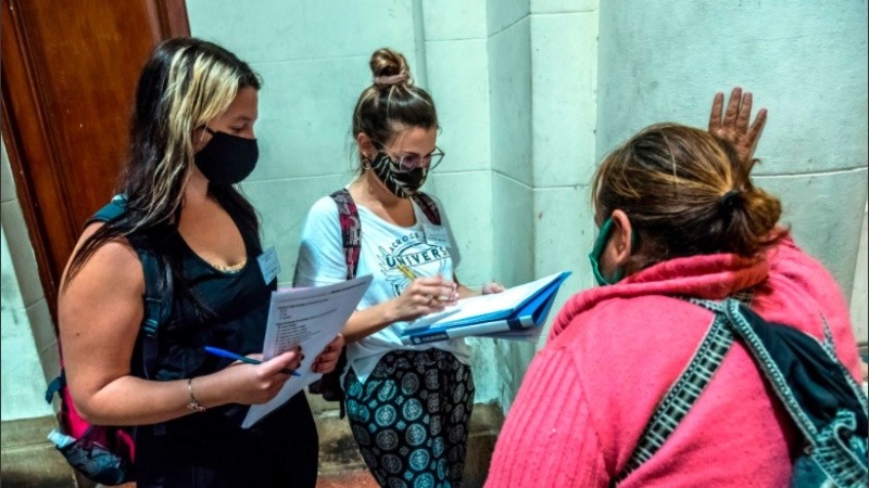 Para el trabajo se dividió la ciudad en 63 zonas.