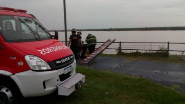 El operativo de rescate realizado por Bomberos Zapadores.