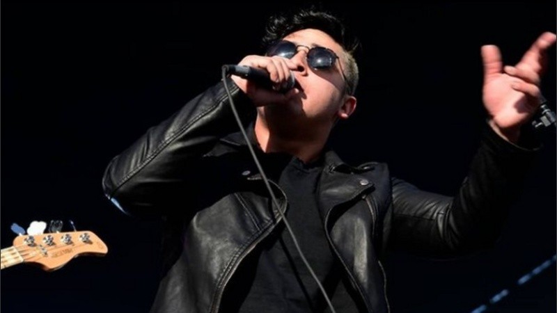 El cantante Emanuel Ovando.