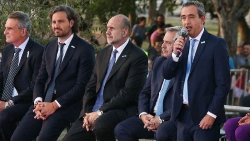 Javkin espera anuncios para Rosario de parte del presidente Fernández. 
