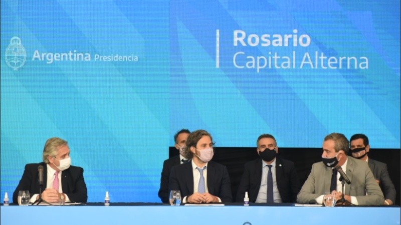El intendente Javkin en su mensaje al presidente en la actividad de Capitales Alternas