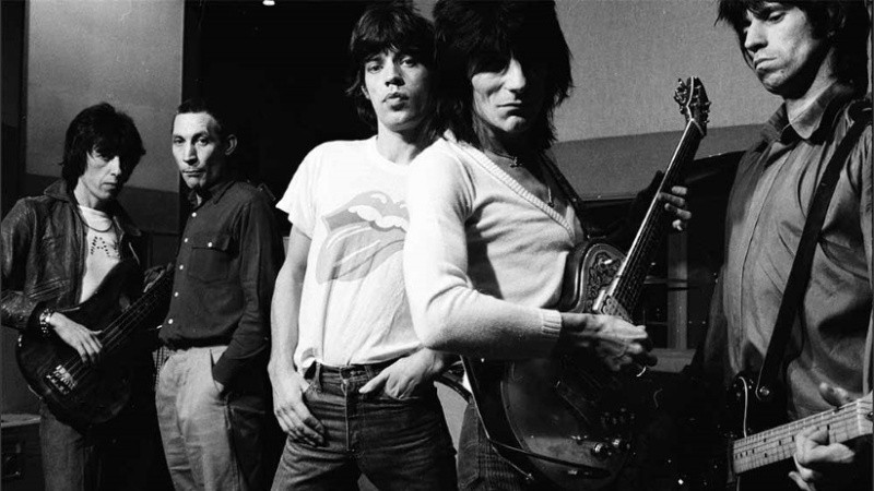La banda utilizó el mítico isotipo por primera vez en 1971.