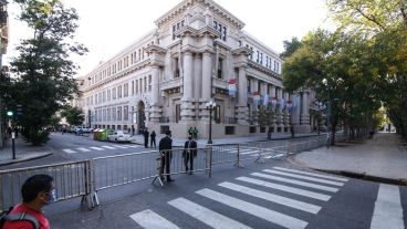 Postales de la visita a Rosario del presidente Alberto Fernández y sus ministros este viernes al mediodía.