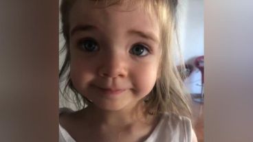 La pequeña Valentina recibió la medicación un día antes de cumplir los dos años.