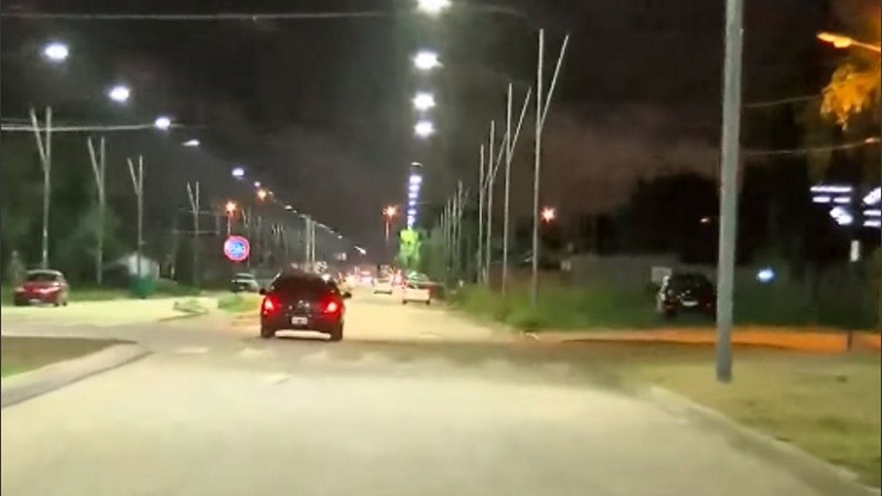 Diego C. salía de la cárcel este viernes a la noche en un auto escoltado por la Policía. 