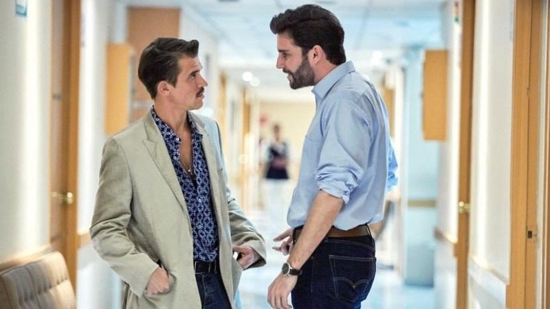 Juanchi en su rol de José Pérez, en la serie de Luis Miguel