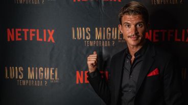 Juanchi Cane en la promoción de la segunda temporada de la serie de Luis Miguel