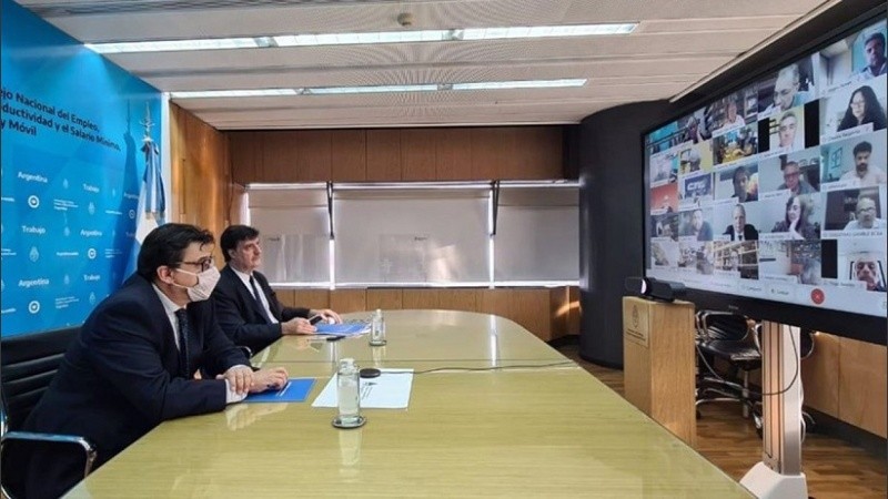 La reunión estará encabezada por el ministro de Trabajo Claudio Moroni.