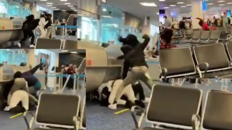 El Departamento de la Policía local respondió a llamadas sobre la riña y arrestó a una persona.