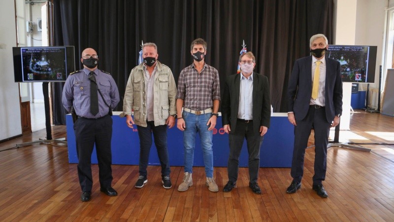 Los clubes y Seguridad provincial se reunieron este miércoles en Gobernación.