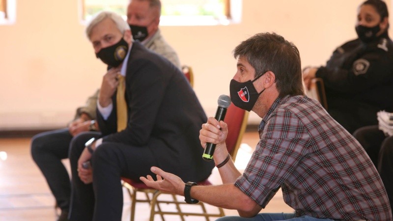 Los clubes y Seguridad provincial se reunieron este miércoles en Gobernación.