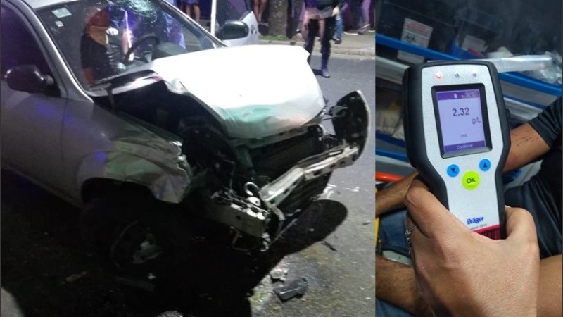 El conductor tenía niveles elevados de alcohol en sangre.