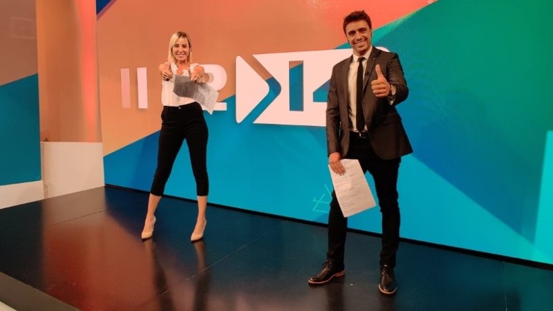 Analía y Juan Pedro, la nueva dupla en la conducción de De 12 a 14 