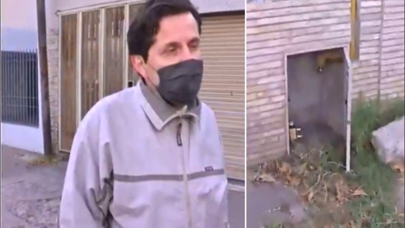 El panadero afectado el robo de medidores de gas. 