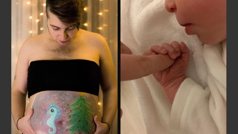 Castro documentó a conciencia todo su proceso de embarazo en las redes, desde el positivo del test (tras 